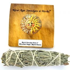 New Age Imports Myrrh (Mountain Sage & Myrrh Resin) Smudge Stick