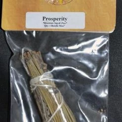 New Age Imports Prosperity ~ Pine & Mountain Sage Bundle ~ Smudge Stick Smudging Tools & Accessories