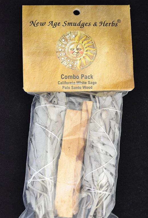 New Age Imports Smudging Tools & Accessories White Sage & Palo Santo Sticks Combo Pack 3 New Age Imports Smudging Tools & Accessories White Sage & Palo Santo Sticks Combo Pack