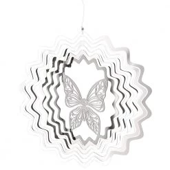 Woodstock Chimes Butterfly Shimmers Metal Suncatcher