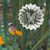 Woodstock Chimes Butterfly Shimmers Metal Suncatcher