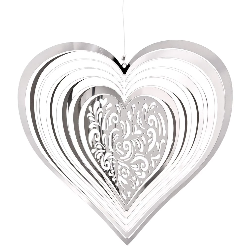 Woodstock Chimes Heart Shimmers Metal Suncatcher Prisms & Hanging Crystals 4 Woodstock Chimes Heart Shimmers Metal Suncatcher Prisms & Hanging Crystals