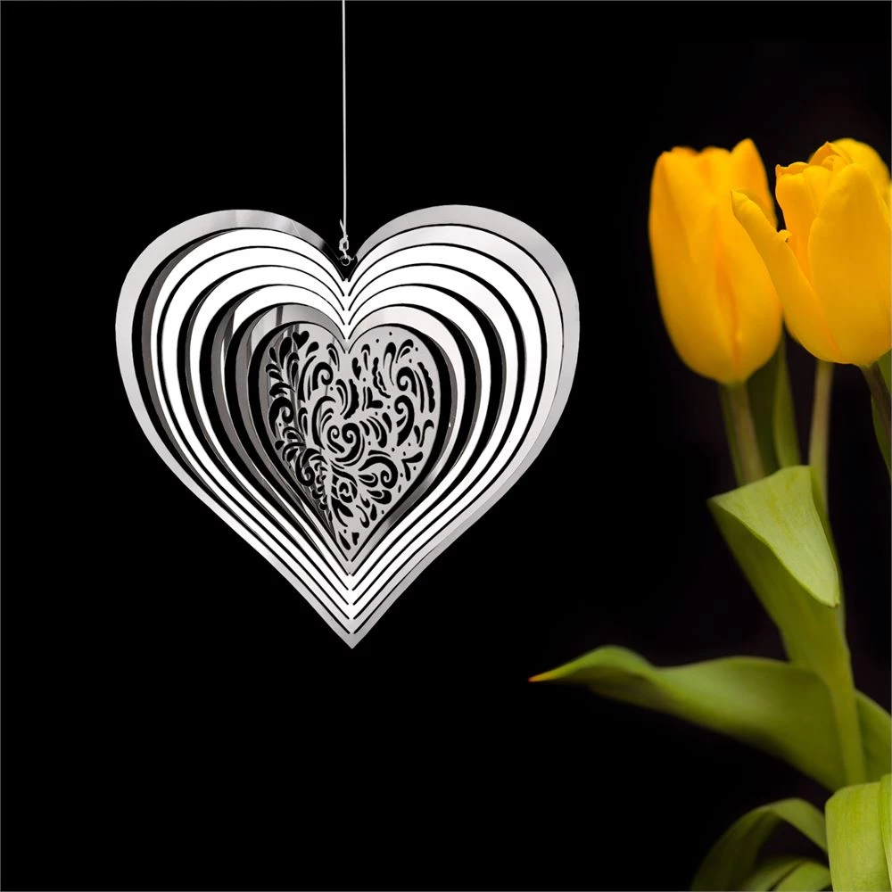 Woodstock Chimes Heart Shimmers Metal Suncatcher Prisms & Hanging Crystals 3 Woodstock Chimes Heart Shimmers Metal Suncatcher Prisms & Hanging Crystals