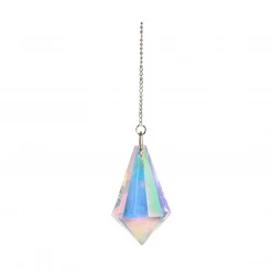 World Buyers Multi-Faceted Aurora Borealis Point Crystal Prism Sun Catcher Prisms & Hanging Crystals