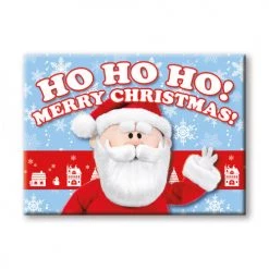 NMR Holiday Movies Ho Ho Ho! Merry Christmas Santa Claus Rudolph The Red-Nosed Reindeer Flat Magnet