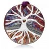 Raku Potteryworks Tree Of Life Medallion Ornament From Raku Pottery New Arrivals!