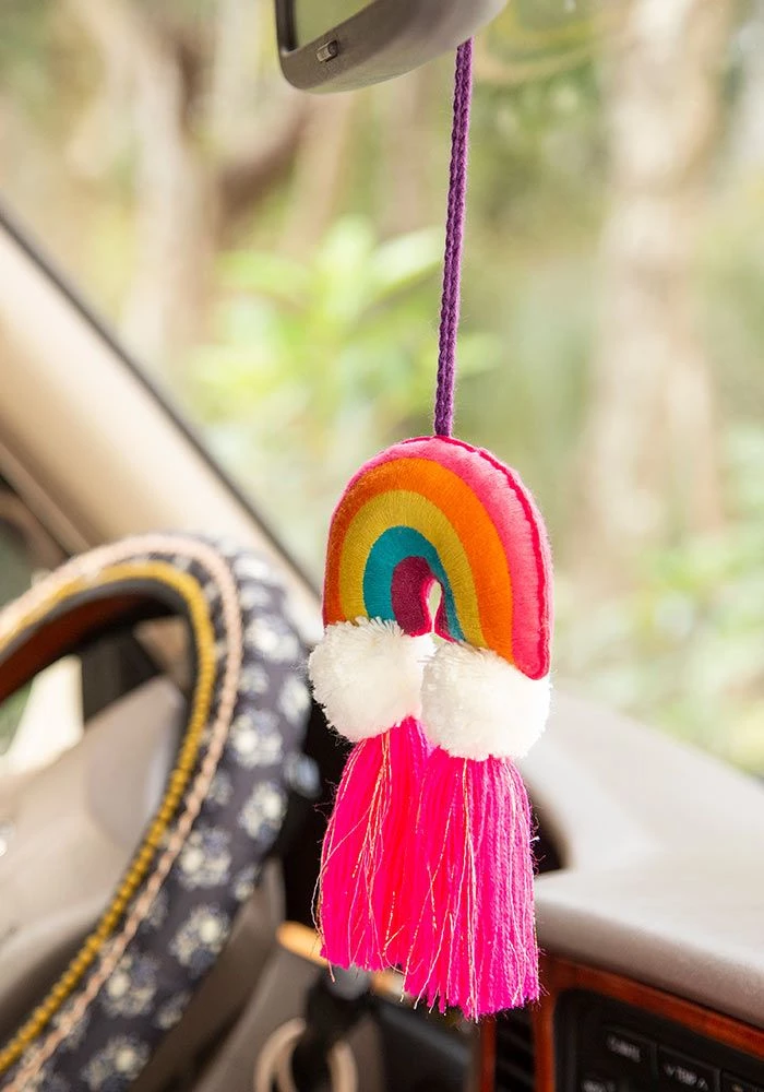 Natural Life Rainbow Tassel Tie-On 4 Natural Life Rainbow Tassel Tie-On
